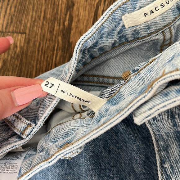 Women’s Multi-Color Striped Jeans (PacSun) - Picture 7 of 8